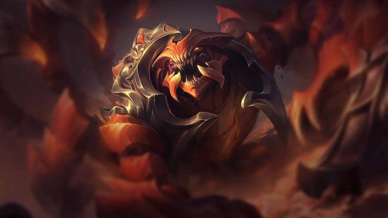 Sandscourge Skarner splash art