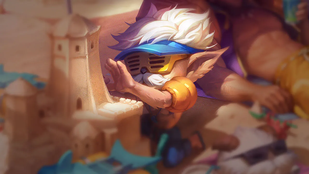 Pool Party Heimerdinger splash art
