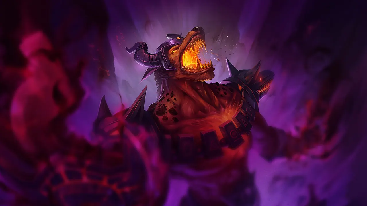 Infernal Nasus splash art