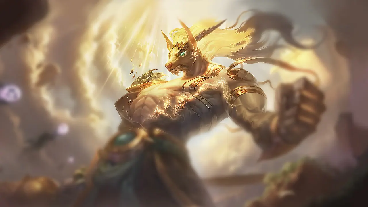 Lunar Guardian Nasus splash art
