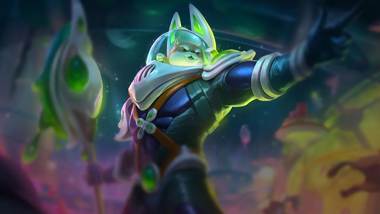 Space Groove Nasus splash art