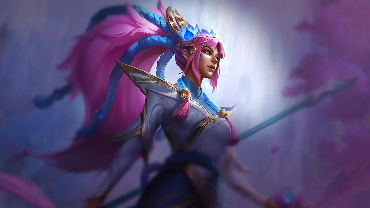 Spirit Blossom Nidalee splash art