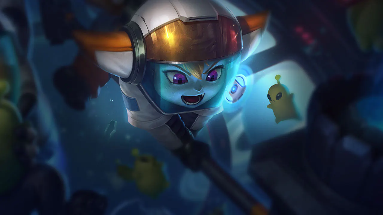 Astronaut Poppy splash art