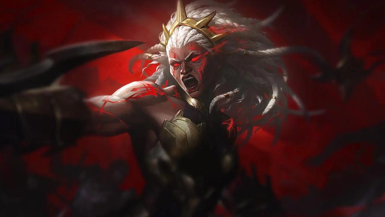 Chosen of the Wolf Ambessa splash art