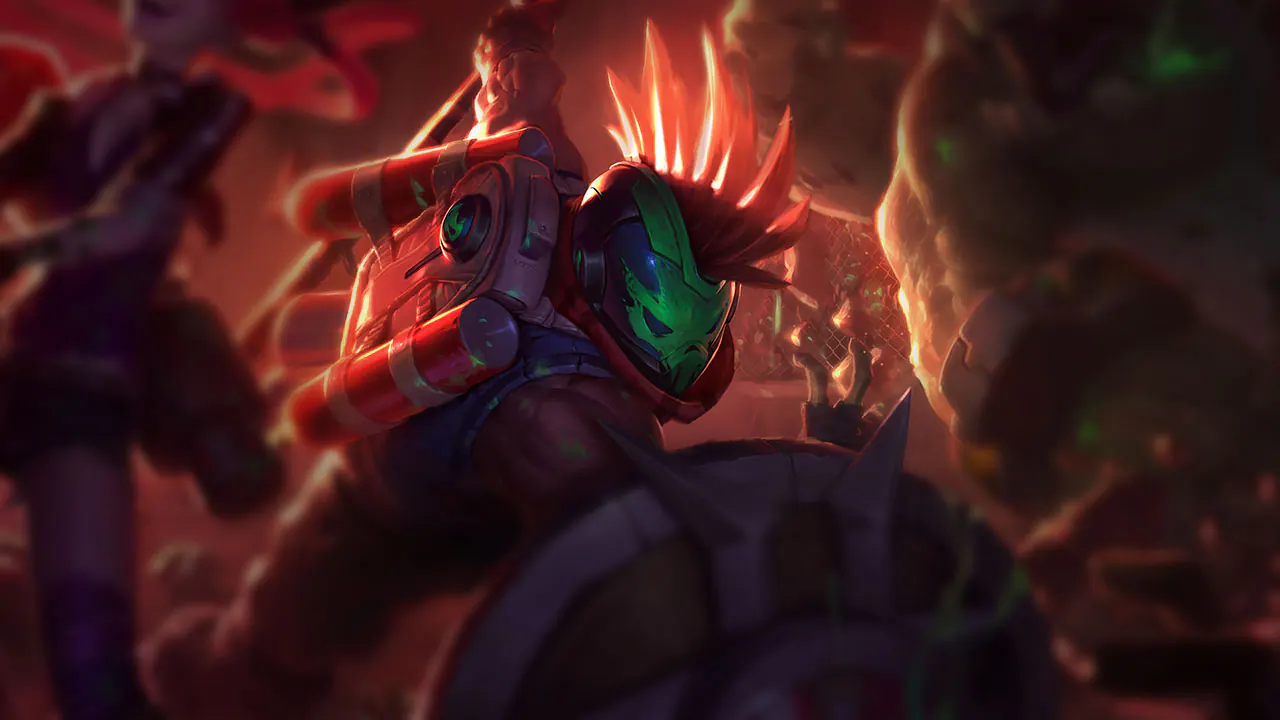 Zombie Slayer Pantheon splash art