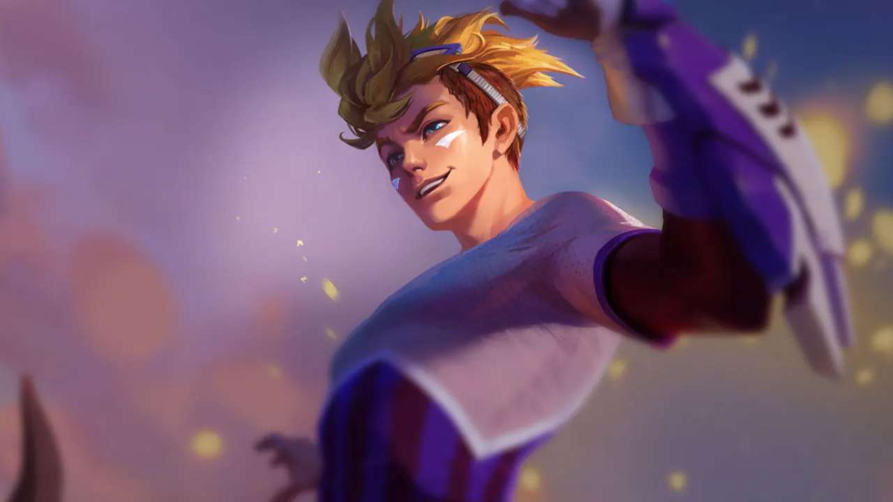 Striker Ezreal splash art