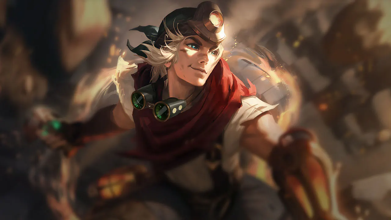 Explorer Ezreal splash art