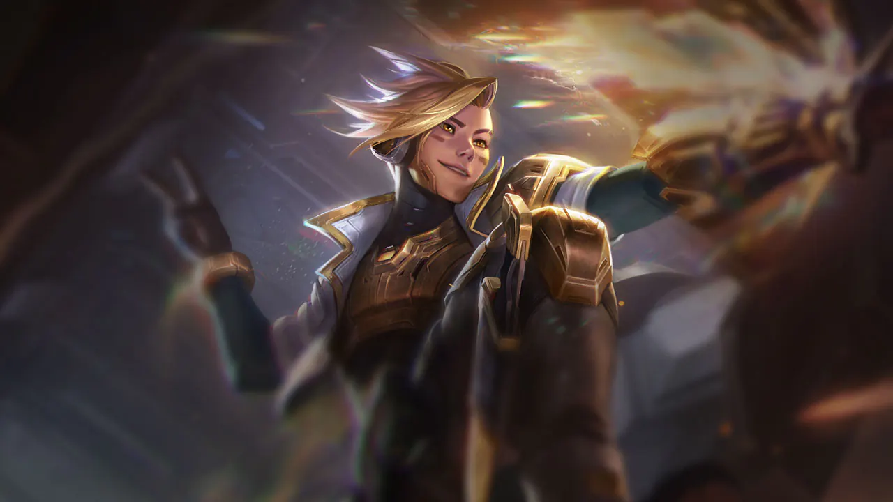 Prestige PsyOps Ezreal splash art