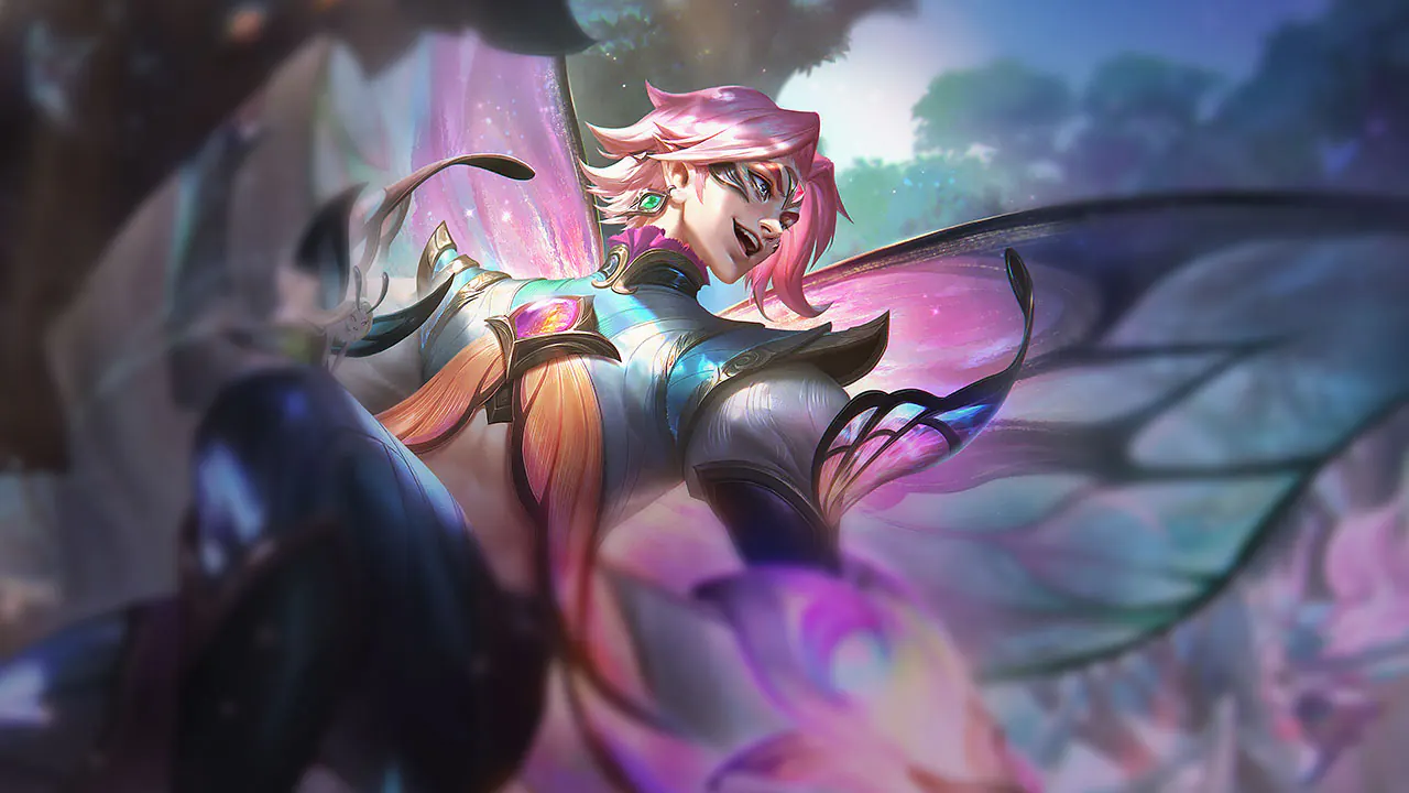 Faerie Court Ezreal splash art