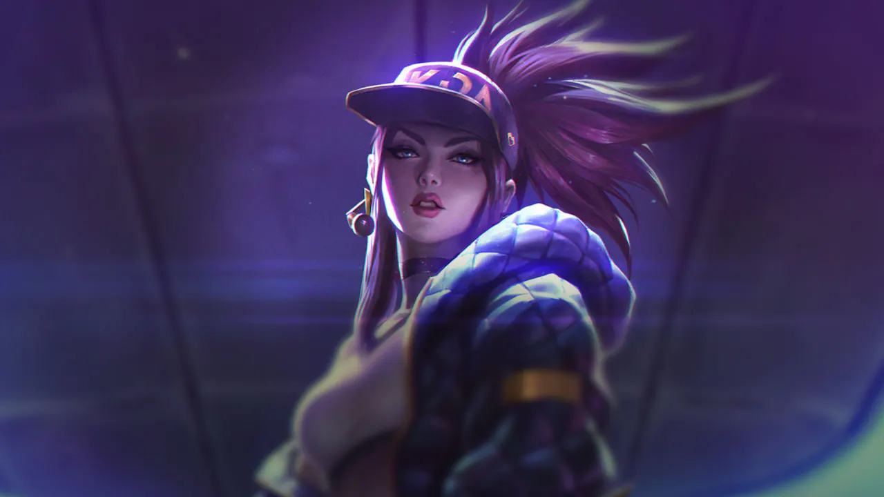 K/DA Akali splash art