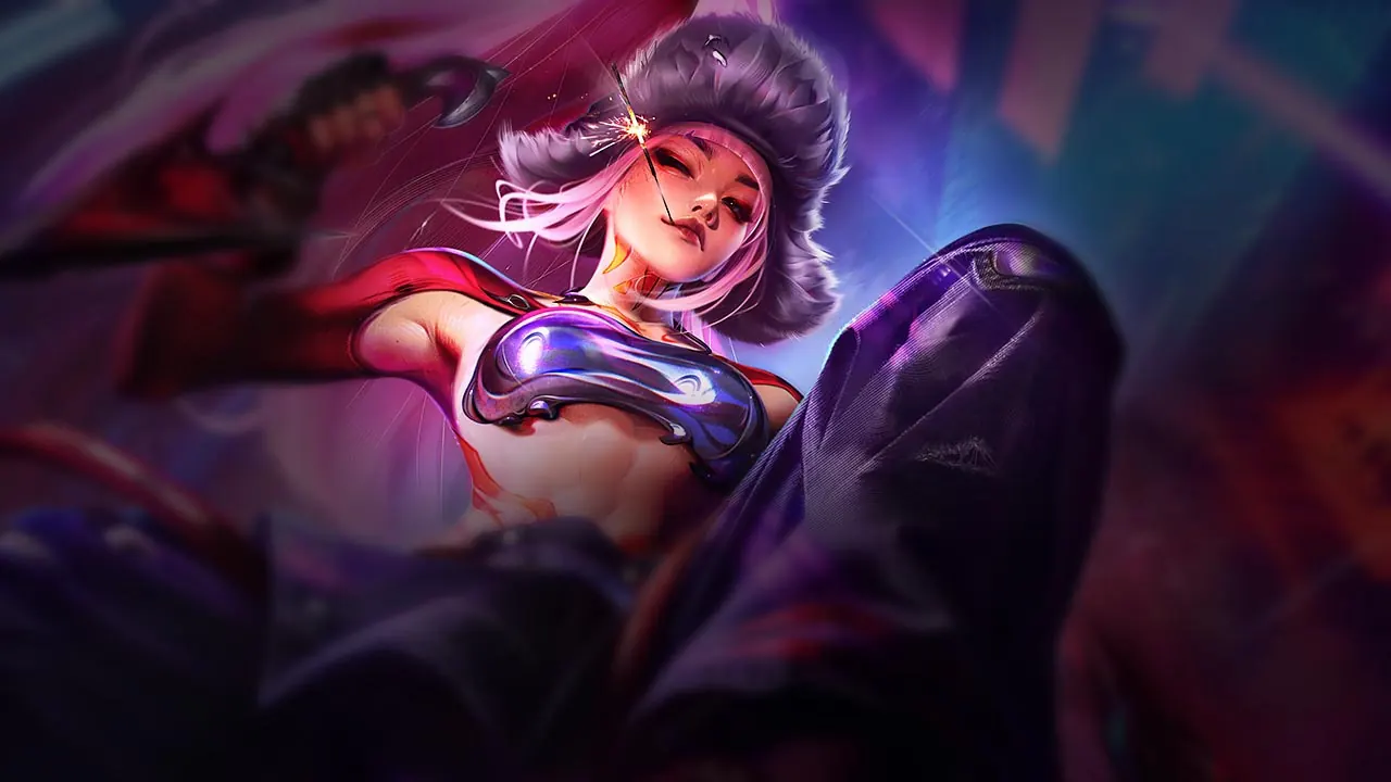 KDA FIRESTARTER Ignition Akali splash art