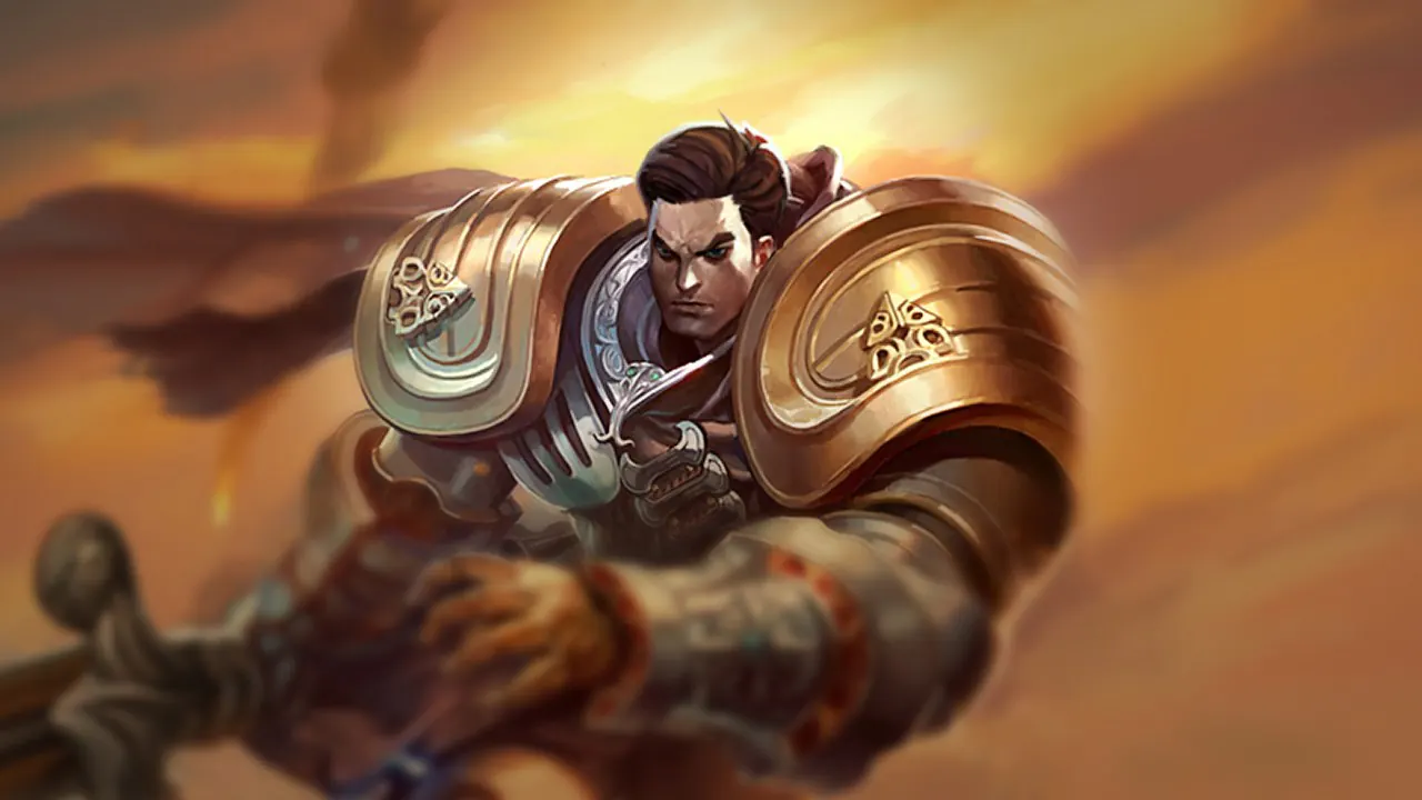 Desert Trooper Garen splash art