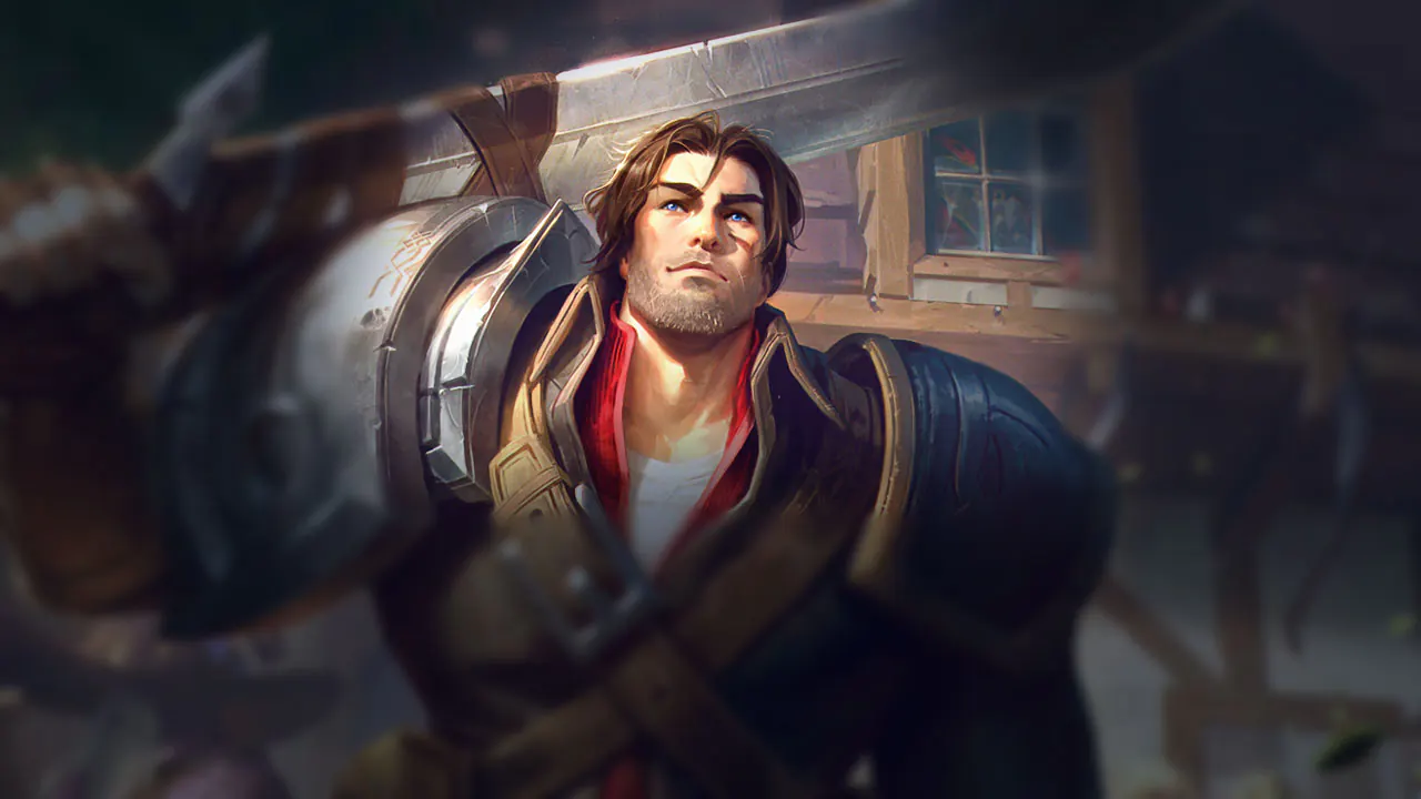 Rugged Garen splash art