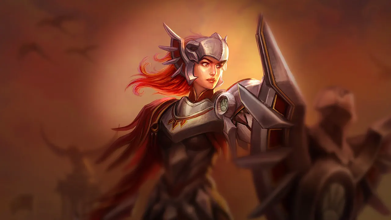 Iron Solari Leona splash art