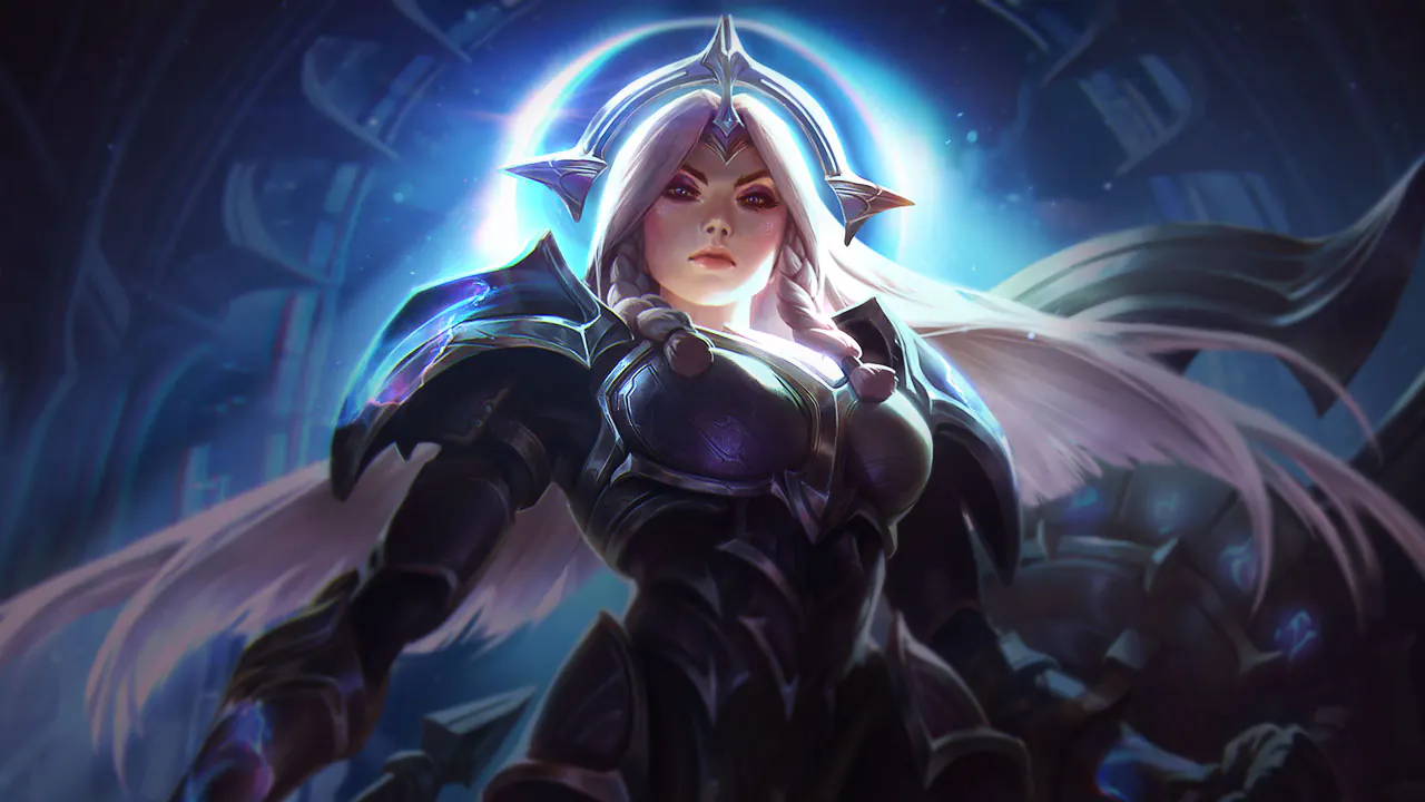 Lunar Eclipse Leona splash art