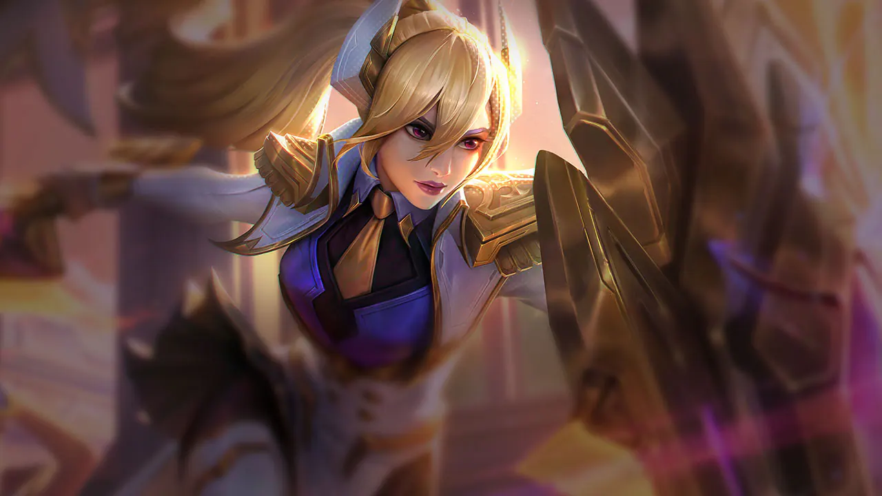 Prestige Battle Academia Leona splash art