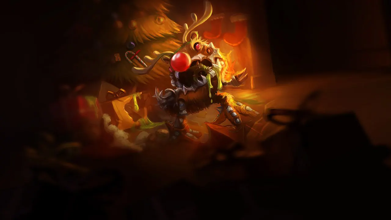 Reindeer Kog'Maw splash art