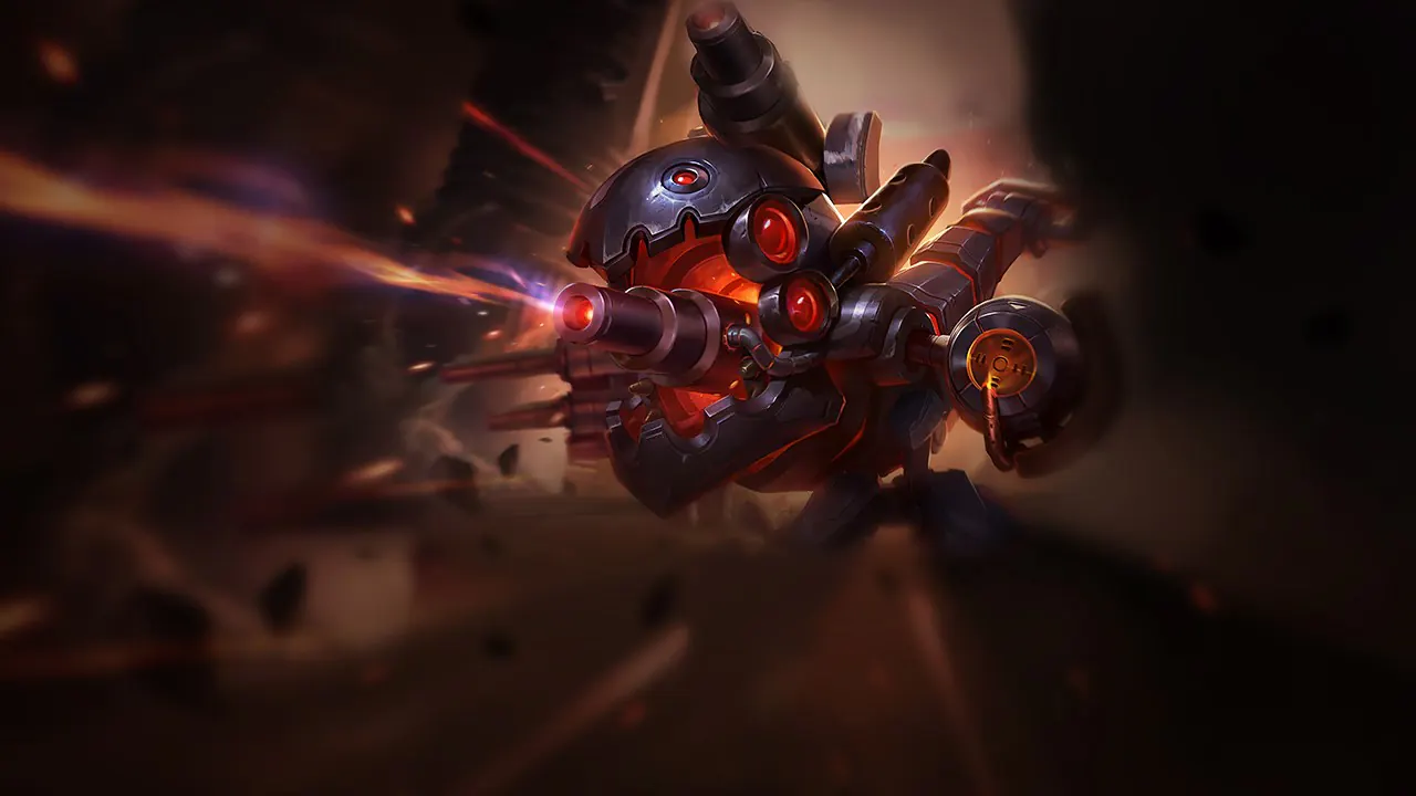 Battlecast Kog'Maw splash art