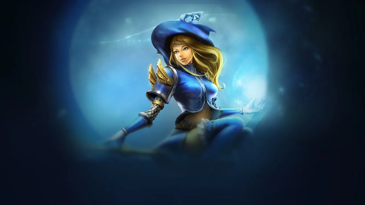 Sorceress Lux splash art